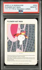 ルイヴィトン　村上隆　トレーディングカード② psa10 PSA10】LOUIS VUITTON FLOWER HAT MAN ルイ・ヴィトン ×村上隆コラボ