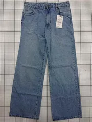 ◇ Θ ザラ ZARA THE WIDE LEG フルレングスデニムパンツ 38サイズ レディース E  【1512020019942】