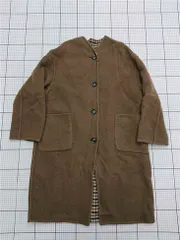 ◇ ⊇ ル グラジック LE GLAZIK JL-8982 リバーシブルウールコート 36サイズ レディース E  【1512020031166】