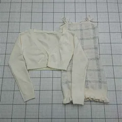 ◇ ⊇ ハニーシナモン Honey Cinnamon HC253KT0905 ニットキャミワンピース＆カーディガンセット レディース E  【1512020031173】