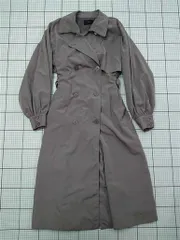 ◇ ⊂ エモダ EMODA トレンチコート ダブルボタン ベージュ系 レディース Fサイズ E  【1512020032781】