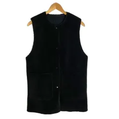 ジャーナルスタンダード JOURNAL STANDARD リバーシブル フェイクムートン ベスト ボア ジャケット ブラック