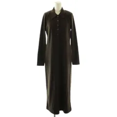 アダムエロペ Adam et Rope' 25AW ポロシャツワンピース M ブラウン /DO ■OS