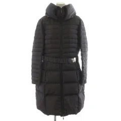 モンクレール MONCLER DURACE ダウンコート ロング丈 ナイロン アウター 2 黒 ブラック 102-093-49320-00 /AN33