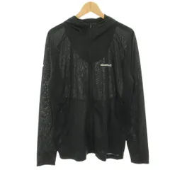 モンベル Montbell タグ付き クール パーカ Men's ジップアップ 薄手 M 黒 ブラック 2304493 /HNのサムネイル