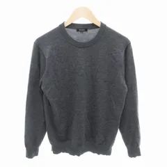 プラステ PLST エクストラファインメリノウールブレンドクルーネックセーター ニット 長袖 M グレー 36-3401102 /HOのサムネイル