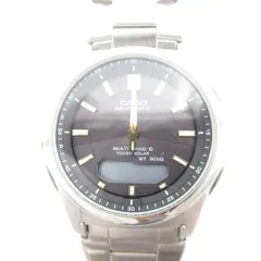 カシオ CASIO 腕時計 電波ソーラー ウェーブセプター アナデジ ステンレス 銀色 WVA-M630 /UO