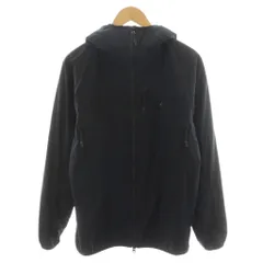 ミレー MILLET ブリーザートイアルファダイレクトフーディー Breather Toi Alpha D HD JKT 中綿ジャケット フード 裏地フリース ロゴ ナイロン L 黒 ブラック MIV01900 /AN56のサムネイル