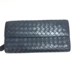 【中古】BOTTEGA VENETA イントレチャート コンチネンタルウォレット 150509[66]