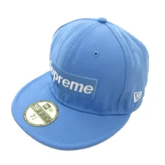 シュプリーム SUPREME ニューエラ 27-Time Champions Box Logo キャップ 野球帽 帽子 ボックスロゴ 刺繍 水色 ライトブルー /AE ☆AA★