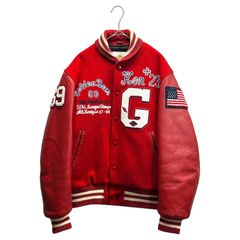 美品 Schott BROS. スタジャン バーガンディ Lサイズ - メルカリ
