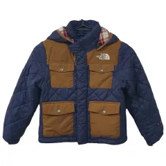 THE NORTH FACE ザノースフェイス ネイビー ナイロン ブレンド ジャケット (110)