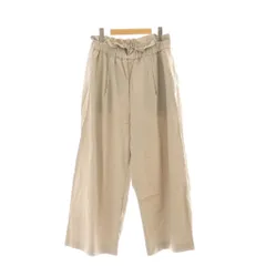 ジャーナルスタンダード JOURNAL STANDARD 24SS ウォッシャブルコットンリネンVISワイドパンツ 40 グレージュ /DO ■OS