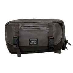 PORTER/吉田(ポーター) ウエストポーチ - ダークブラウン レザー