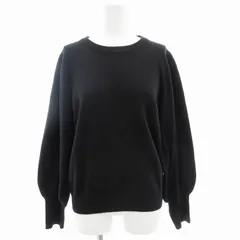 スピック&スパン Spick&Span ニット セーター 長袖 プルオーバー クルーネック 黒 ブラック /GV