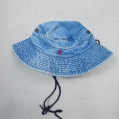 ポロ ラルフ ローレン デニム バケットハット made in usa