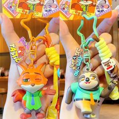 2個セット ズートピア ニック・ワイルド＆レミング キーホルダー