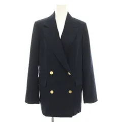 ジャーナルスタンダードレサージュ journal standard L'essage 22AW ウールトリコチンブレザージャケット テーラードジャケット ダブル 紺 ネイビー 22010370020030 /YT