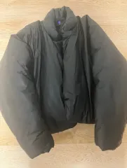 イージー GAP ラウンド ジャケット ブラック