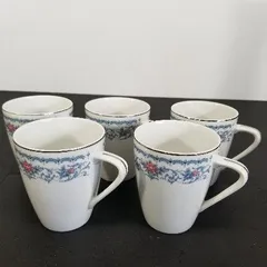 コーヒー・ティーカップ ノリタケロマンブルー カップ5個セット A6578A06