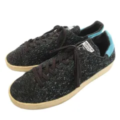 アディダス adidas オリジナルス スタンスミス プライムニット スニーカー シューズ 靴 27.5 黒 ブラック 水色 ライトブルー BA7440 /NU
