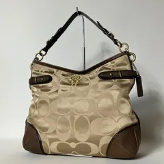 2511-390｜美品｜コーチ シグネチャー ワンショルダーバッグ ブラウン