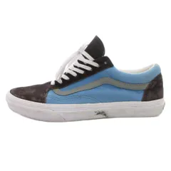 バンズ VANS V36CF PS オールドスクール スニーカー シューズ 27.5 青 ブルー 茶 ブラウン /FF
