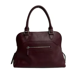 LONGCHAMP(ロンシャン) ハンドバッグ美品  - ボルドー レザー