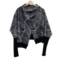 美品✨️ 芽風 センソユニコ ロングカーディガン 羽織り 変形 ゆったり 黒 ラミーカノコ はおり|芽風 | Sensounico ONLINE STORE