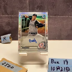 2020 Topps 1st Bowman Chrome Osiel Rodriguez 025/499 直筆サインカード NEW YORK YANKEES Refractor カード