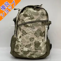 BN7173● Coleman コールマン リュック・ウォーカー25  総柄  ダークグリーン系 アウトドア 通勤通学 美品
