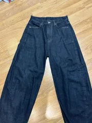 ナウン ワイド カーブド デニム パンツ (ONE ウォッシュド) 1 サイズ