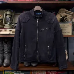 ポロ ラルフローレン 新モデル ラベル PIGMENT ウォッシュ コットン バイカー ライダー ジャケット N238