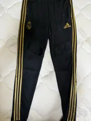 アディダス レアルマドリード トレーナー ズボン ブラック/GOLD L