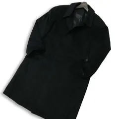 Pure Cashmere ピュアカシミヤ 秋冬 カシミヤ100%★ ステンカラー コート Sz.M メンズ 黒 フォーマル