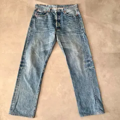 鬼ヒゲ ハチノス 90s USA製 Levi's リーバイス501 W40L32 90年代 USA製 鬼ヒゲ Levi's リーバイス 501 ストレート デニムパンツ