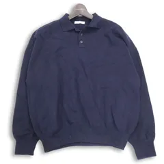 24AW★ FREAK'S STORE フリークスストア 秋冬 ポロ ニット プルオーバー Sz.F　レディース ネイビー
