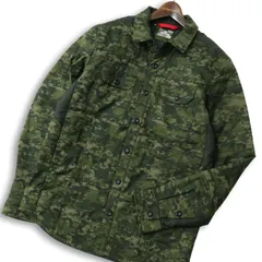 UNDER ARMOUR アンダーアーマー COLD GEAR★ デジカモ 迷彩 総柄 中綿 ワーク シャツ ジャケット Sz.SM メンズ ゴルフ