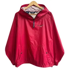 POLO SPORT RALPH LAUREN ポロスポーツ ラルフローレン ナイロンアノラックパーカー アノラックジャケット ウィンドブレーカー プルオーバー 赤 レッド Mサイズ No.L839