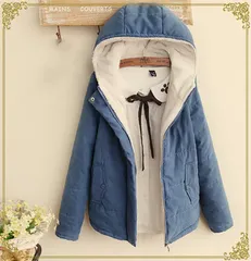 大特価レディース 中綿 コート ジャケット アウター 無地 フード付き 冬 暖かい 軽い 裏起毛 女子高校生 ファッション 大きいサイズ225588