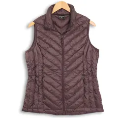 32°HEAT レディースブランド 秋冬★ 中綿 キルティング ジップ ベスト Sz.M　レディース