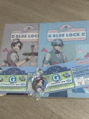 ブルーロック 一番くじ レオ・ヒオリ A4 クリアファイル + レオ バッジ セット