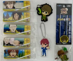 新テニスの王子様 四天宝寺中学校 缶バッジ 根付 アクリルキーホルダー ラバーマスコット 8種セット　まとめ売り