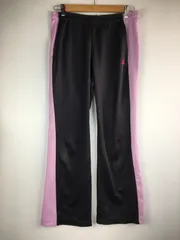 adidas クライマライト ジャージパンツ レディース M ブラック×ピンク 4021202512170058