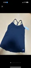 新品タグ付き) New Balance レディース タンクトップ ブラック 90M ヨガウェア ブラトップ