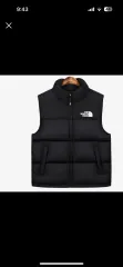 THE NORTH FACE ザノースフェイス ブラック ダウン ベスト 90