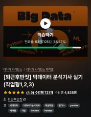 退勤後딴짓 BIGデーター分析士 実技 講義