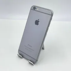 iPhone 6 16GB MG472J/A スペースグレイ バッテリー最大容量85%【C5711】