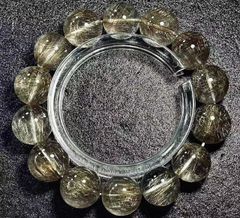 19mm 内周17.5cm シルバールチルクォーツ 大玉 ブレスレット - メルカリ