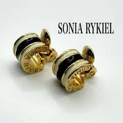 極美品 SONIA RYKIEL ソニアリキエル イヤリング ゴールド系